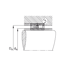 圓柱滾子軸承 NNU4940-S-M-P5-C3, 浮動(dòng)軸承，雙列，可分離，帶保持架
